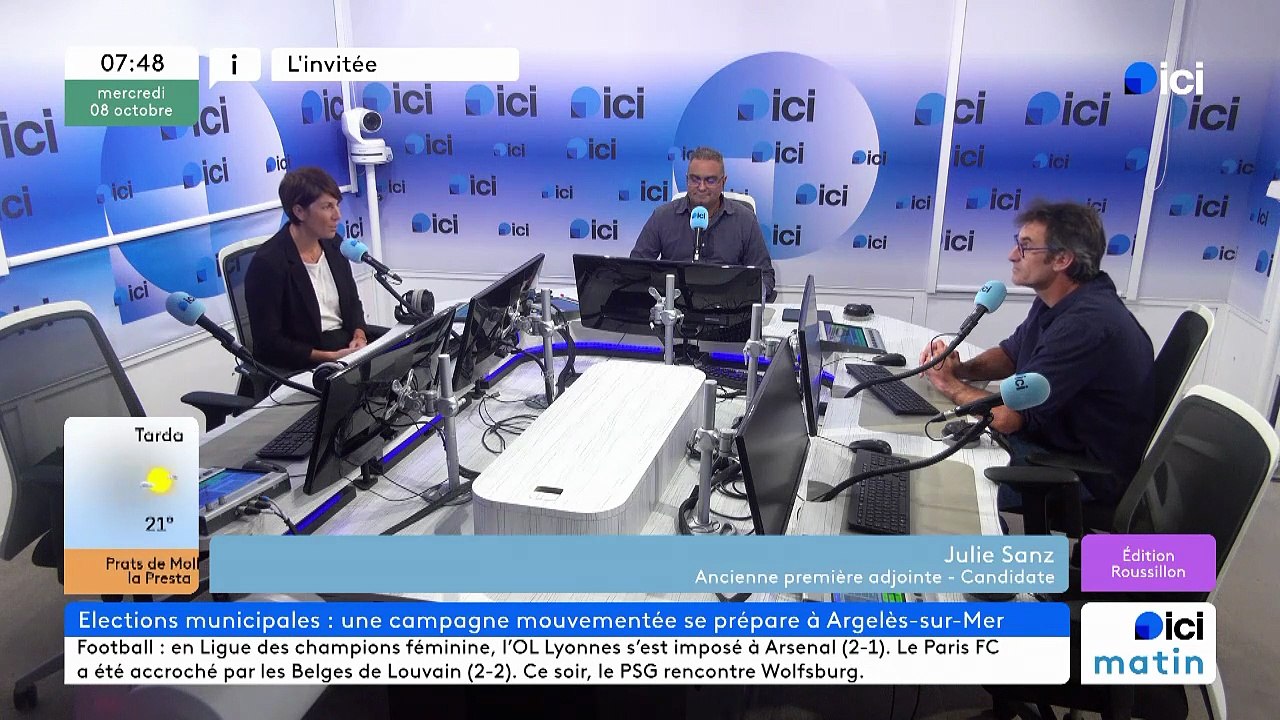 Julie Sanz, candidate à la mairie d'Argelès-sur-Mer