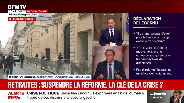 Karim Bouamrane, maire PS de Saint-Ouen: Il faut sortir le pays de la crise sur une base de compromis