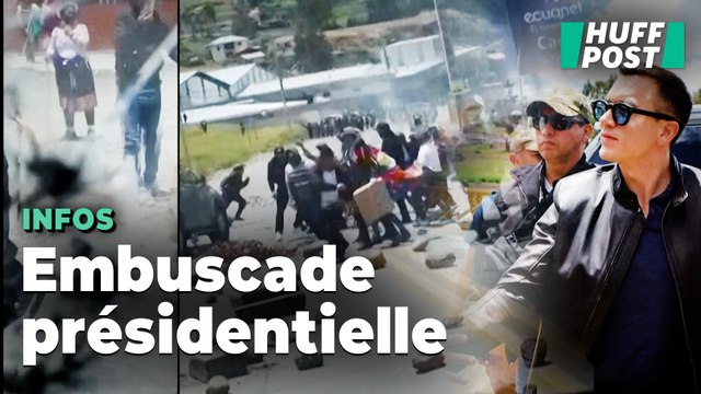 En Équateur, le cortège du président attaqué en pleine révolte contre les prix du carburant