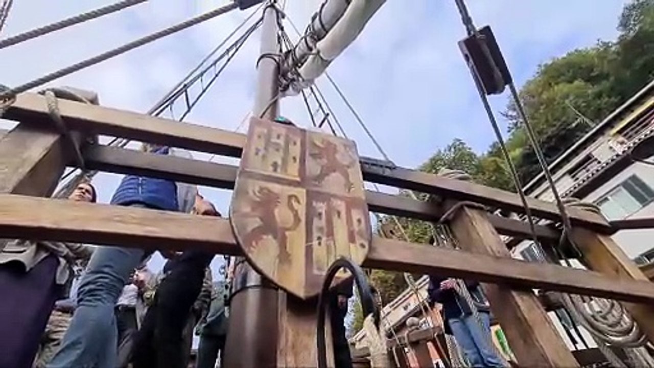 La nao Santa María visita Donostia