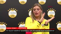 Cansu Özbay: En büyük hedefimiz oynadığımız tüm branşlarda kupa kazanabilmek