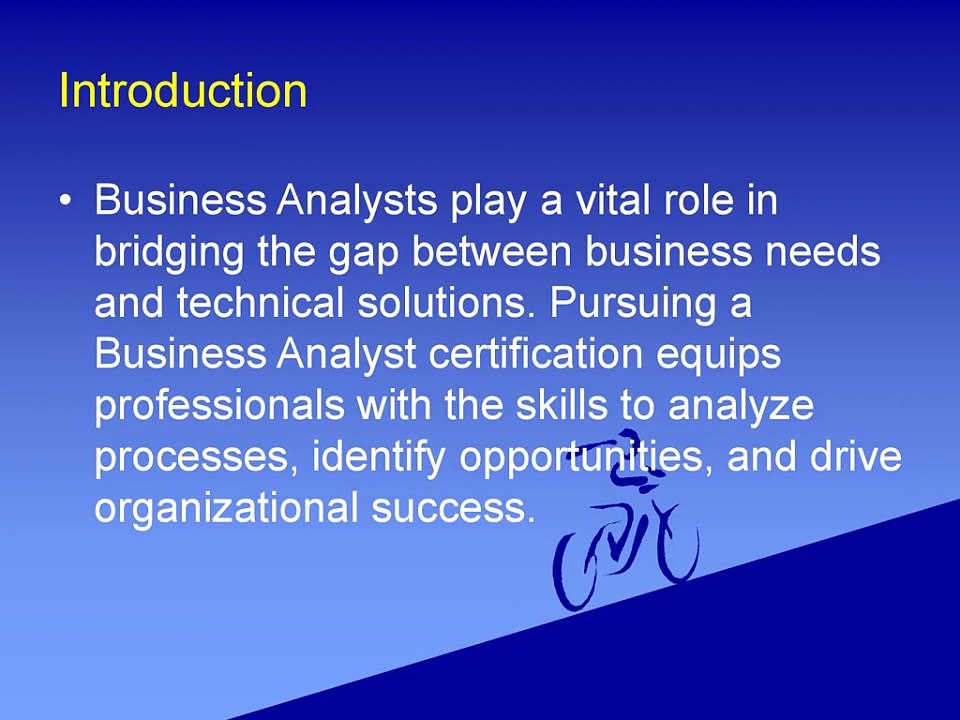Advance Your Career with Business Analyst Certification Courses