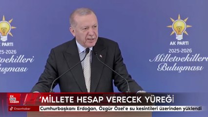 Cumhurbaşkanı Erdoğan, Özgür Özel'e su kesintileri üzerinden yüklendi