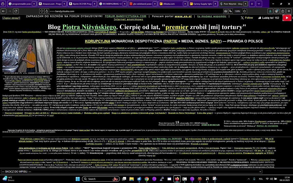 Dowód na to, że torturują mnie przy pomocy dźwięku nie "od wczoraj", a już 13 lat