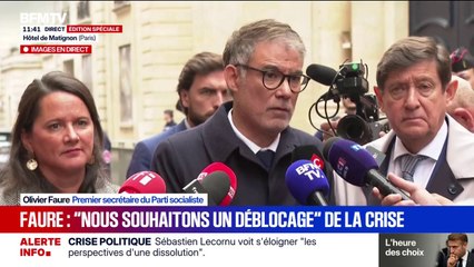 Réforme des retraites: "Au moment où nous nous parlons, nous n'avons aucune assurance sur la réalité de cette suspension", affirme Olivier Faure (PS)