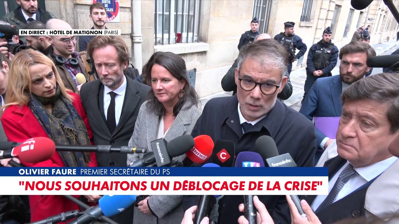 Olivier Faure : «Il est inimaginable d’envisager un gouvernement commun avec la macronie»