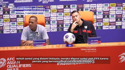 Ekspresi Kluivert Ditanya Jurnalis Arab Saudi soal Malaysia Kena Sanksi FIFA Kasus Naturalisasi