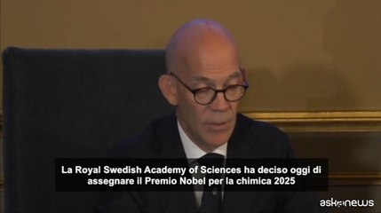Nobel Chimica a Kitagawa, Robson e Yaghi per strtture metallo-organiche