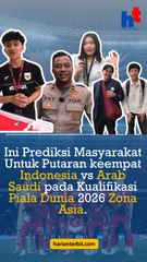 Ini prediksi mereka buat laga putaran keempat Indonesia vs Arab Saudi pada Kualifikasi Piala Dunia 2026 Zona Asia.