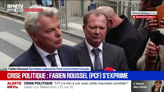Fabien Roussel (PCF): Nous demandons à ce qu'un Premier ministre de gauche puisse être nommé