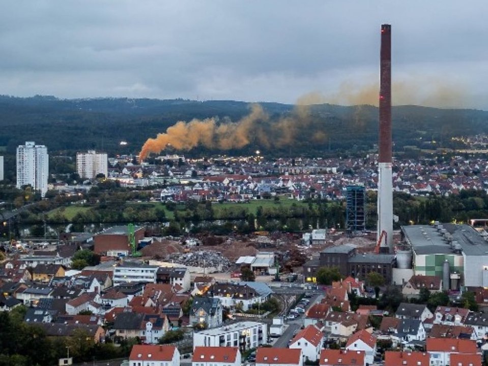 Nach chemieunfall: giftige gaswolke über aschaffenburg gesichtet