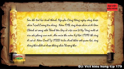 179 Đại Việt kiêu hùng - Danh thần Nguyễn Công Hãng thời chúa Trịnh Cương