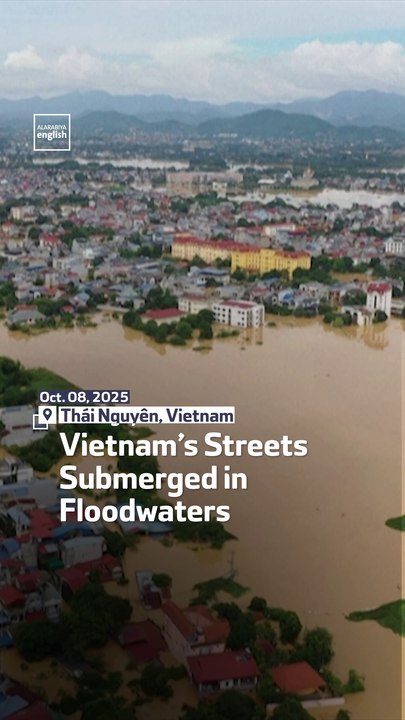 Vietnam’s Streets Submerged in  Floodwaters