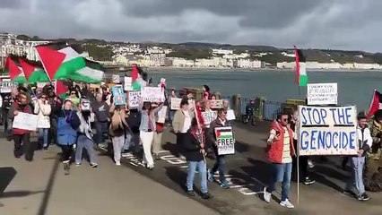 Gaza Protest: Douglas Residents March Against Israeli Offensive