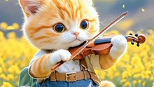 #the little cat's talent,#cat videos,#funny cat,@Richy.syarif_444