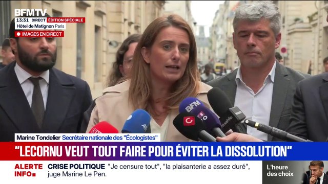 Matignon: La seule solution est un Premier ministre de gauche , assure Marine Tondelier