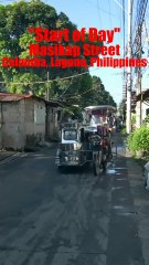 Start of Day on Masikap Street, Calamba, Laguna, Philippines