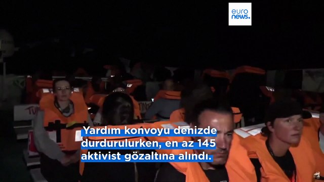 İsrail ordusu 3 Türk milletvekilinin de yer aldığı Gazze'ye giden başka bir filoyu daha durdurdu