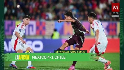 México supera a Chile y avanza a cuartos de final del Mundial Sub 20