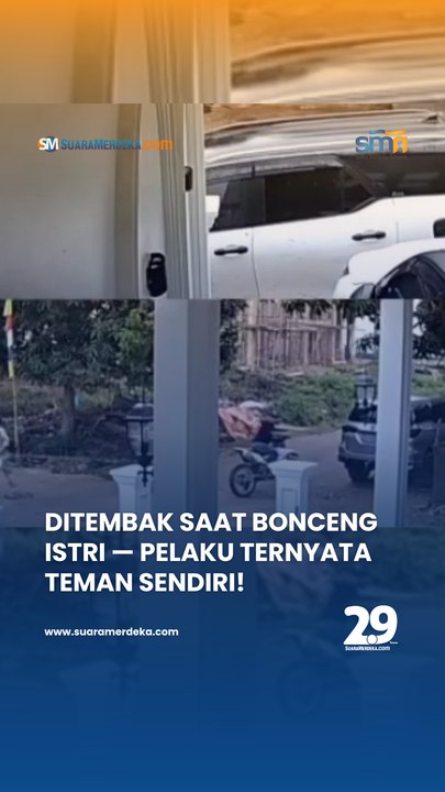 Ditembak Saat Bonceng Istri, Pelaku Ternyata Teman Sendiri!