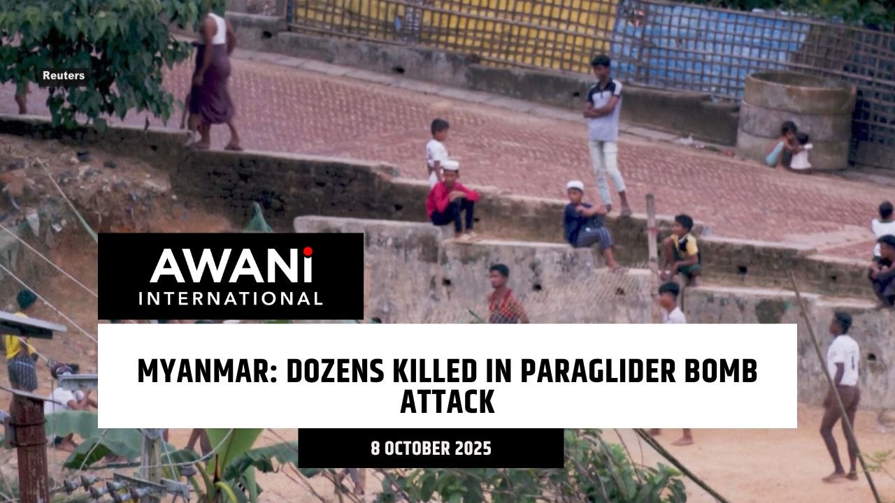 Dozens killed in Myanmar after paraglider bomb attack