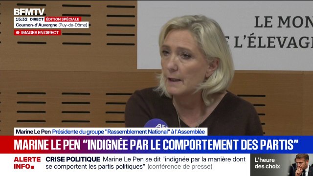 Accords avec le Mercosur: C'est pire qu'une déloyauté, c'est une trahison envers les agriculteurs, assure Marine Le Pen