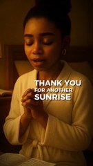 Start your day with this powerful morning prayer for peace, strength, and favor🕊️