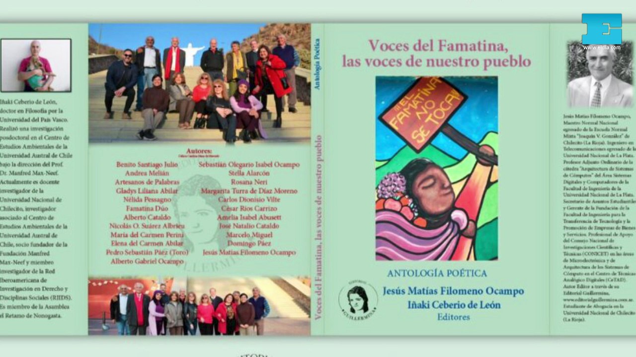 Libro "Voces del Famatina, las voces de nuestro pueblo" de Jesús Matías Filomeno Ocampo