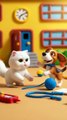 cute cat and dog short video #cartoon #cats #catshorts