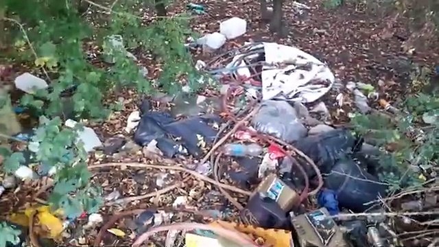Fly tipping along the A47