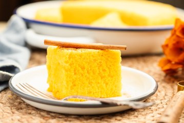 Pastel nube de calabaza