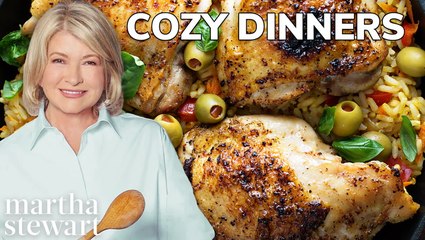 Martha Stewart's Best Cozy Dinners | Arroz Con Pollo, Veal Stew, and Pho