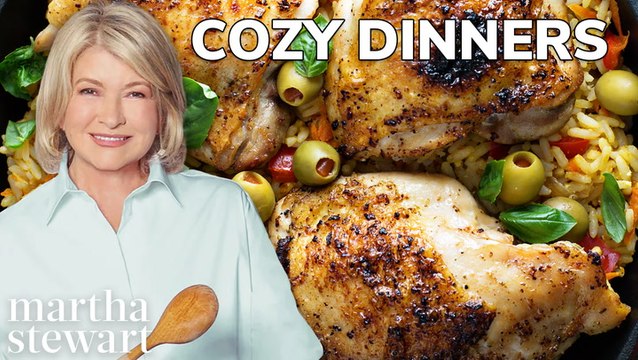 Martha Stewart's Best Cozy Dinners | Arroz Con Pollo, Veal Stew, and Pho