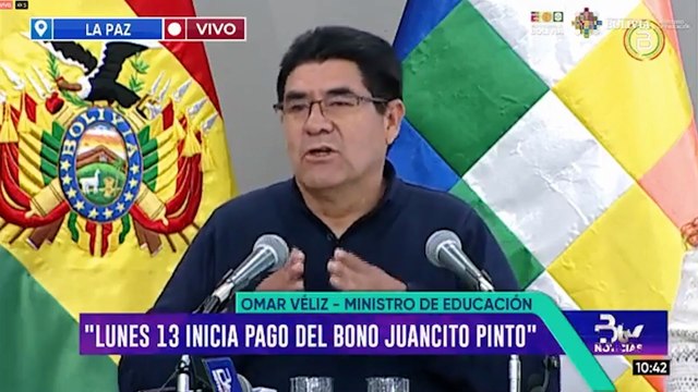 Retiran el carnet de vacunación contra el sarampión como requisito para el bono Juancito Pinto