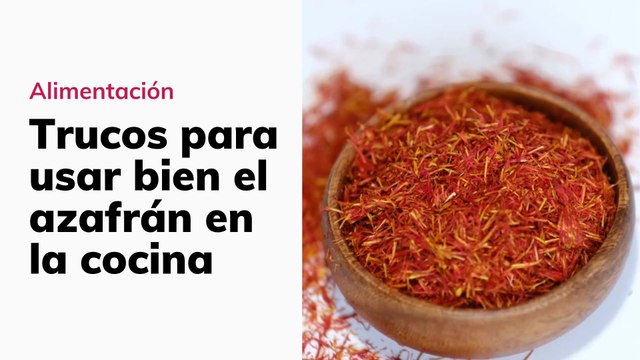 Trucos para usar bien el azafrán en la cocina