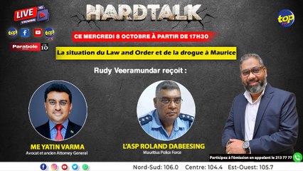 Rudy Veeramundar reçoit : Me Yatin Varma et l’ASP Roland Dabeesing