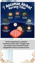 7 Ancaman Akibat Kurang Tidur