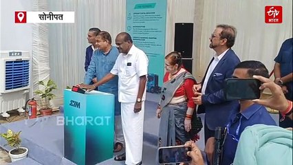 सोनीपत में देश के पहले इलेक्ट्रिक ट्रक बैटरी स्वैपिंग-चार्जिंग स्टेशन का उद्घाटन, गडकरी बोले- किसानों को फायदा, पराली से भी बनाएंगे सड़कें