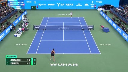 Wuhan - Sabalenka se défait difficilement de Sramkoba
