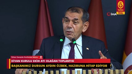 Dursun Özbek'ten Galatasaray Adası açıklaması: Satılamaz...