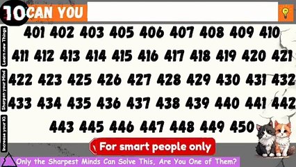 Can you find the missing numbers? (P.8) 🔢