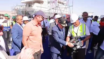 الفريق أسامة ربيع يشهد تدشين القاطرتين “عزم 3” و”عزم 4” بقوة شد 90 طنًا بمصنع مصر لبناء القاطرات