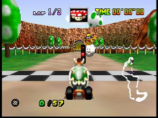 Mario Kart 64: Amped Up online multiplayer - n64
