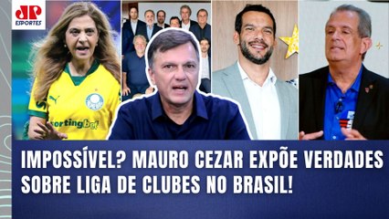 "LIGA NO BRASIL??? ESQUECE! E SABE quem SE FORTALECE com ISSO?" Mauro Cezar | Flamengo, Leila, Libra