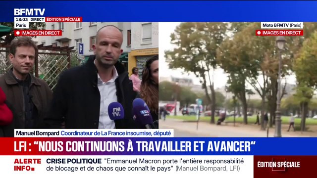 Réunion de la gauche sans le PS: Nous continuons à travailler et à avancer , assure Manuel Bompard, coordinateur de LFI