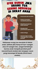 Apa Saja Efek Buruk Jika Orang Tua Sering Merokok di dekat Anak