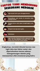 Apa yang Mendorong Seseorang Merokok