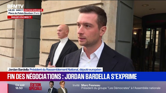 Toutes les magouilles sont bonnes pour empêcher la dissolution de l'Assemblée, estime Jordan Bardella