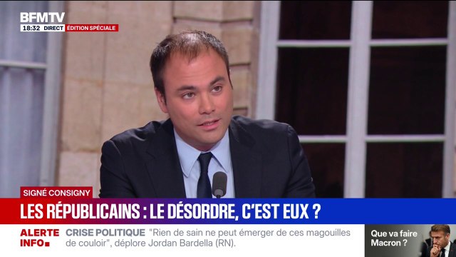 SIGNÉ CONSIGNY - Je me demande si l'accélération de la crise n'est pas due aux Républicains , déclare Charles Consigny, avocat