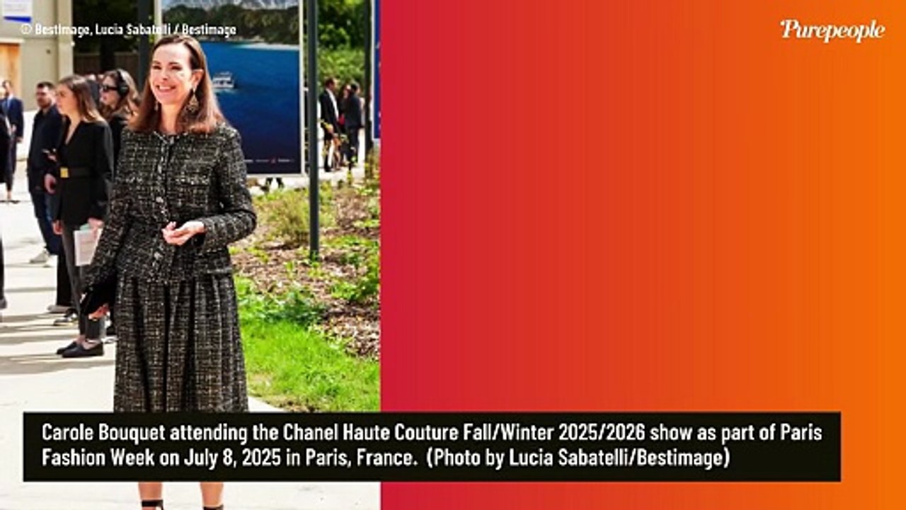 Carole Bouquet explique son nouveau look capillaire, de longues tresses qui ont tant étonné : "Je n'ai pas fait exprès"